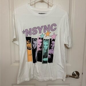 White NSYNC Graphic T-Shirt